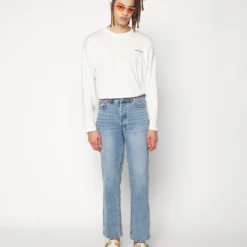 Luis Unisex - Relaxed Fit Jeans - Mid Blue -Default Template 5 00ddc86e66234ce5a3af5abd35f60ded scaled