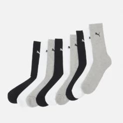 Puma Crew Sock Ecom 9 Pack Unisex - Sports Socks - White/Grey/Black
