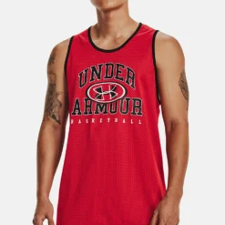 Under Armour Sleeveless Baseline Reversible - Top - Red
