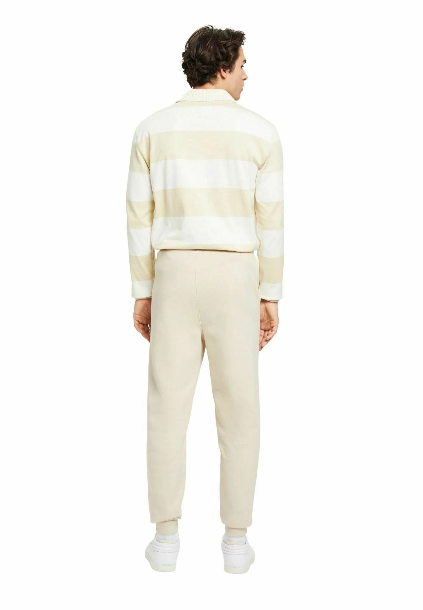 ESPRIT Jogging Mit Logoprint - Tracksuit Bottoms - Light Taupe 10 ESPRIT Jogging Mit Logoprint - Tracksuit Bottoms - Light Taupe - Image 8