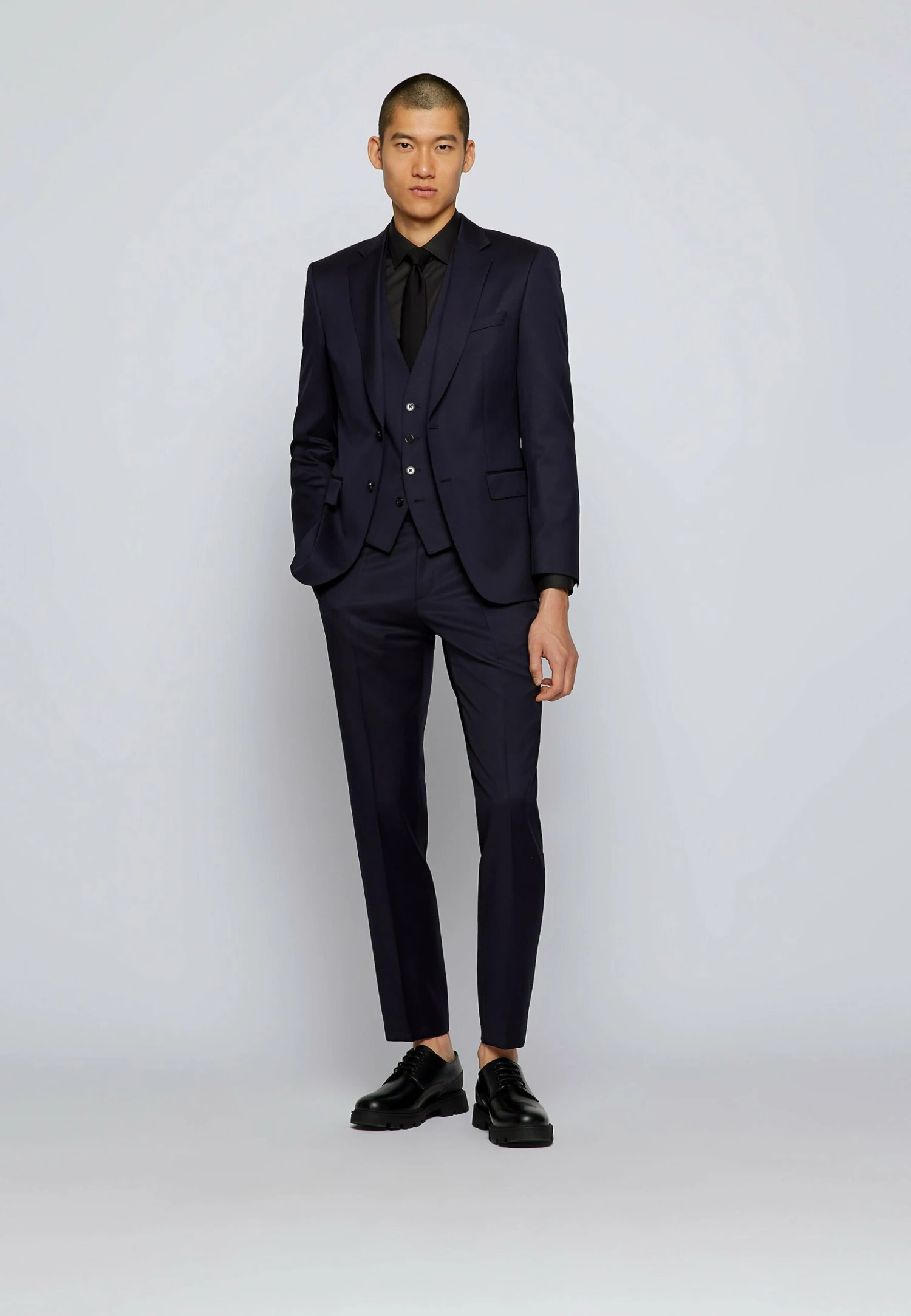 Boss Huge - Suit Jacket - Dark Blue 4 Boss Huge - Suit Jacket - Dark Blue - Image 2