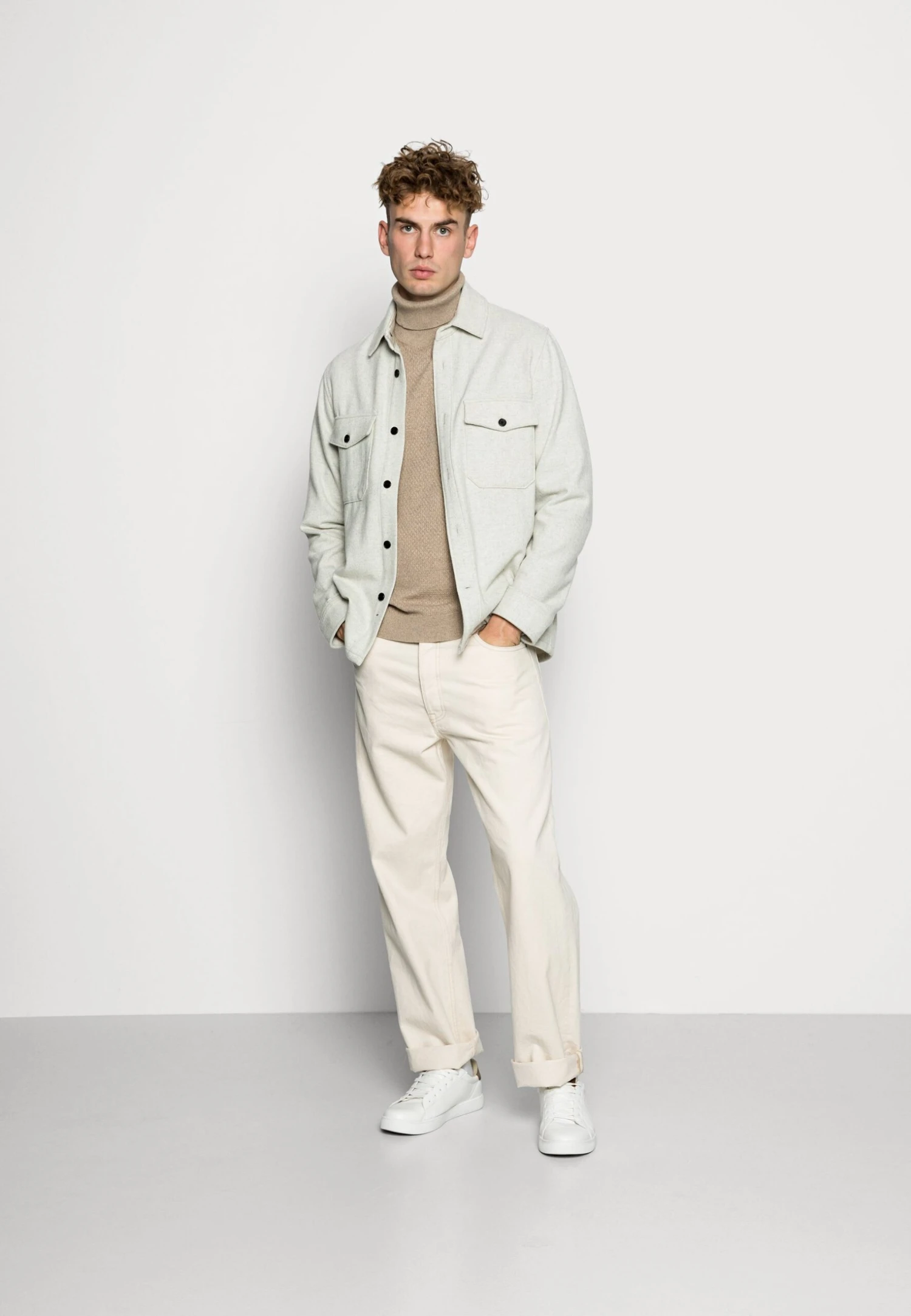 JACK&JONES Premium Jprblawinter Roll Neck - Jumper - Irish Cream 4 JACK&JONES Premium Jprblawinter Roll Neck - Jumper - Irish Cream - Image 2