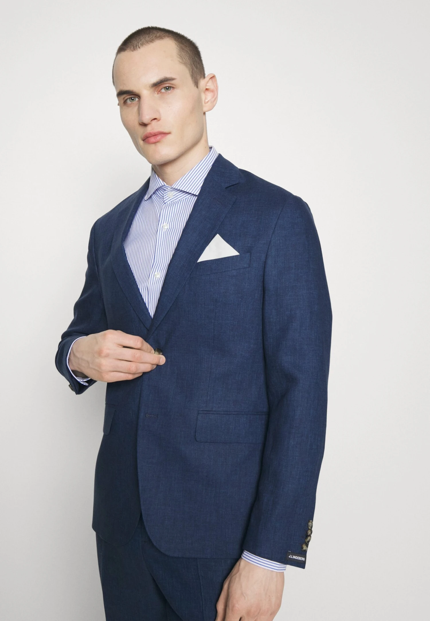 J.Lindeberg Hopper Super - Suit Jacket - Blue Indigo 6 J.Lindeberg Hopper Super - Suit Jacket - Blue Indigo - Image 4