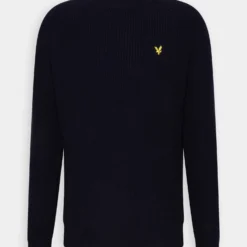 Lyle & Scott Shaker Stitch Mock Neck Jumper - Jumper - Dark Navy 10 Lyle & Scott Shaker Stitch Mock Neck Jumper - Jumper - Dark Navy -Default Template 5 5edc3e022e534bbab886915c6042128b scaled