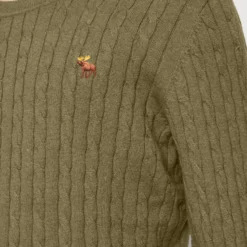 Abercrombie & Fitch Icon Cable Crew - Jumper - Green -Default Template 5 6a64a733ef254257b38da917684ec85c scaled