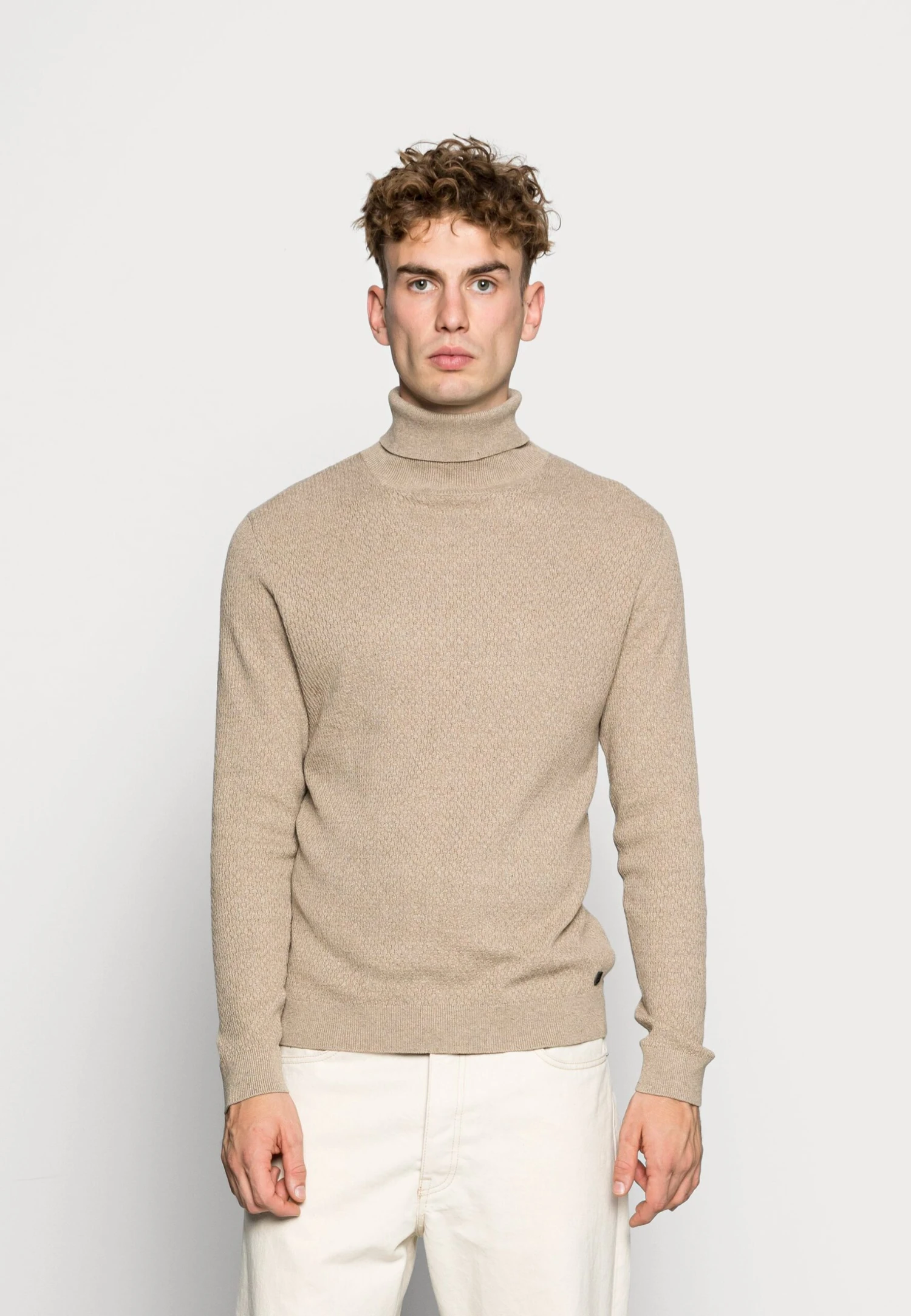 JACK&JONES Premium Jprblawinter Roll Neck - Jumper - Irish Cream 3 JACK&JONES Premium Jprblawinter Roll Neck - Jumper - Irish Cream