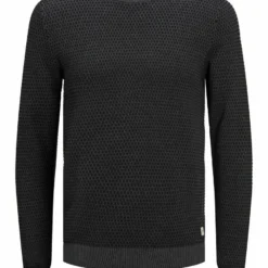 Jack & Jones Jjeatlas Crew Neck Noos - Jumper - Dark Grey Melange -Default Template 5 6e2a97fa6f584a8da6570919f6923ff8