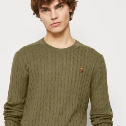 Abercrombie & Fitch Icon Cable Crew - Jumper - Green -Default Template 5 7b25d96a62584aabb49110435b50eba2 scaled