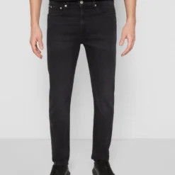 Calvin Klein Jeans Skinny Mid Rise - Jeans Skinny Fit - Denim Black