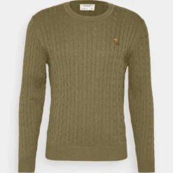 Abercrombie & Fitch Icon Cable Crew - Jumper - Green -Default Template 5 926eeb4437d947de82796c21292666d9 scaled