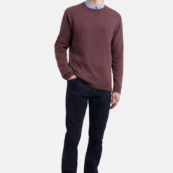 French Connection Crew Neck- Jumper - Bordeaux Mel -Default Template 5 a357ae0ae43a44759d2aa309db01782b scaled