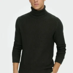 Only & Sons Rollkragen - Jumper - Licorice