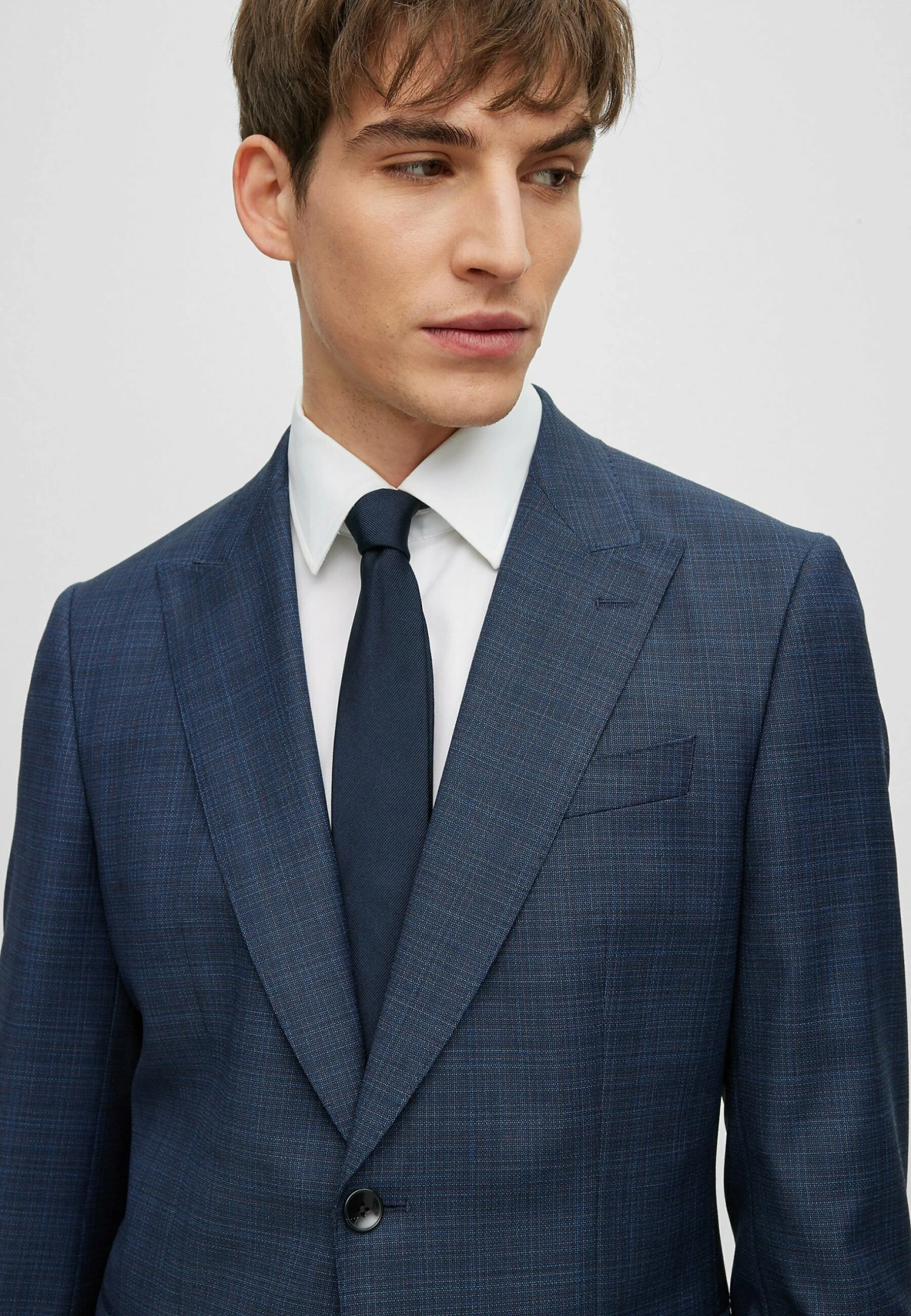 Boss Set H-Huge-2Pcs-Peak - Suit - Dark Blue Four 9 Boss Set H-Huge-2Pcs-Peak - Suit - Dark Blue Four - Image 7