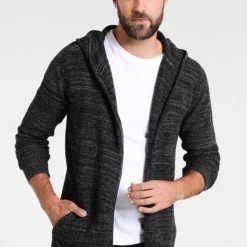 Indicode Jeans Denzel - Cardigan - Black