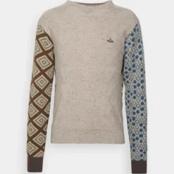 Vivienne Westwood Last Patched Jumper - Jumper - Multi Brown/Blue -Default Template 5 d568bd5f2b93499080ee6dbff391fc24 scaled