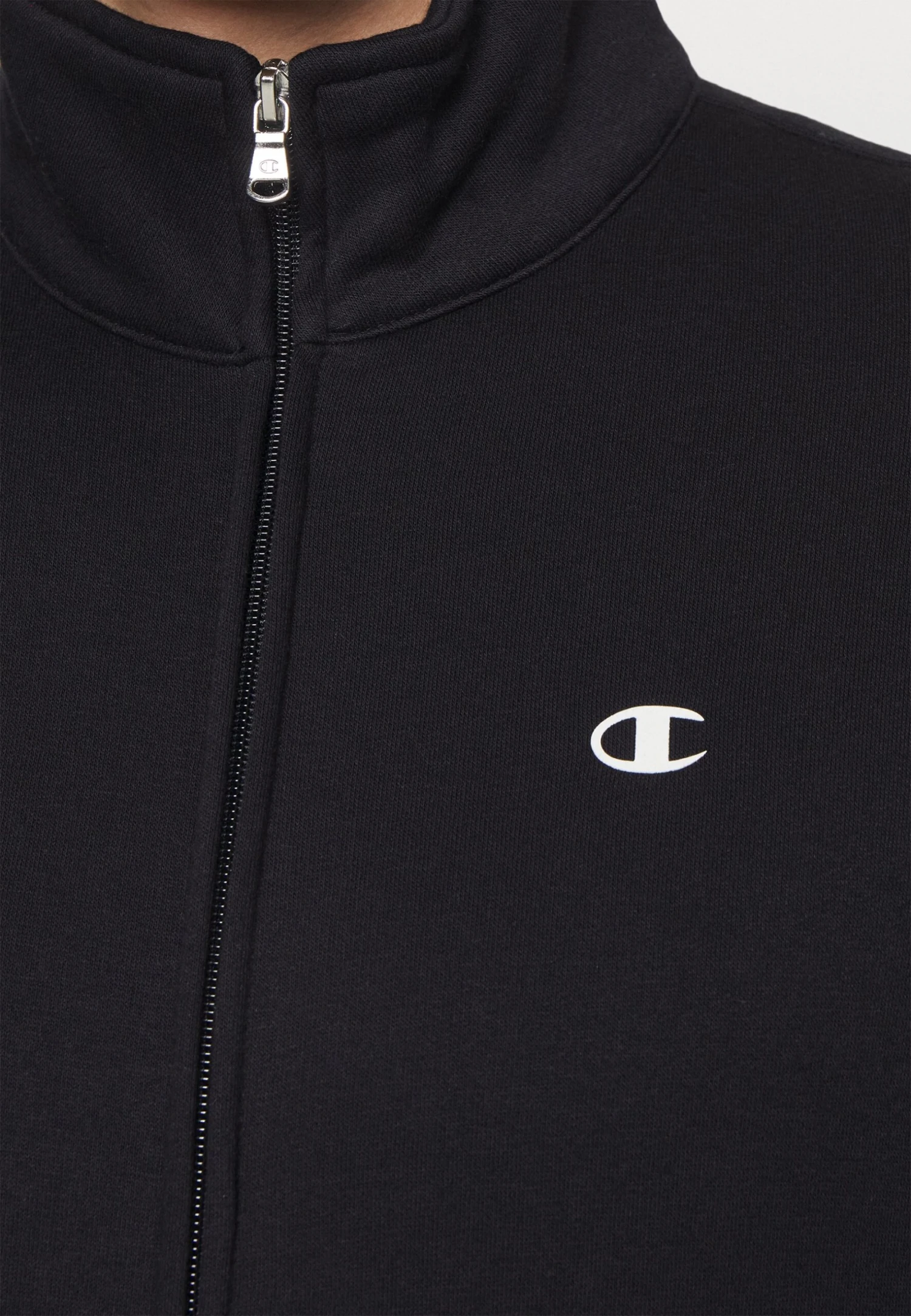 Champion Basic Full Zip- Zip-Up Sweatshirt - Black 7 Champion Basic Full Zip- Zip-Up Sweatshirt - Black - Image 5