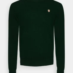 Gant Banner Shield C-Neck - Jumper - Tartan Green