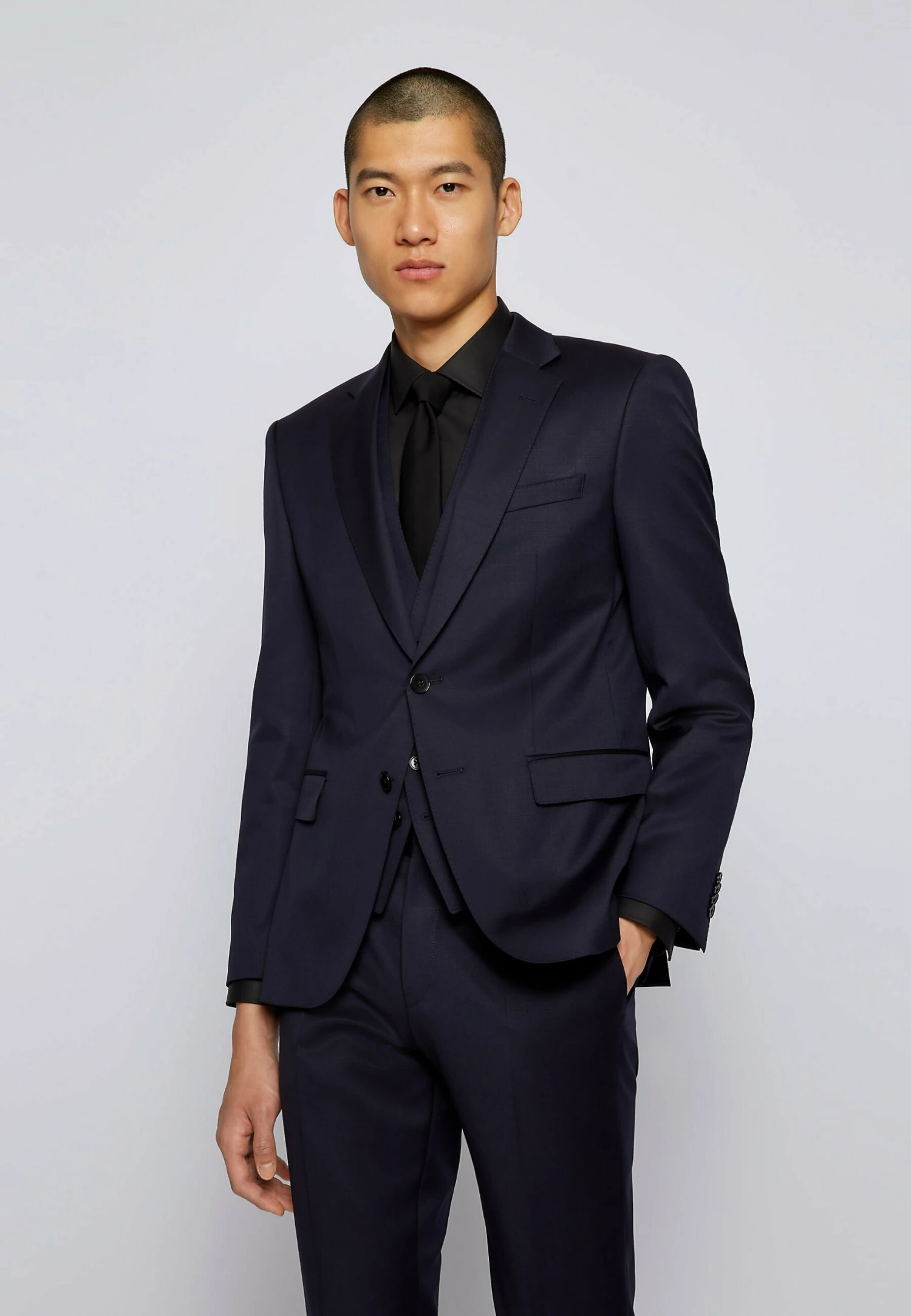 Boss Huge - Suit Jacket - Dark Blue 3 Boss Huge - Suit Jacket - Dark Blue