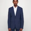 Lindbergh Plain Mens Suit - Suit - Dark Blue