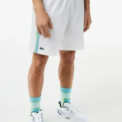 Lacoste Sport Tennis Short Tour - Sports Shorts - White/Florida Lima